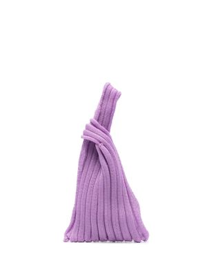 A. ROEGE HOVE Katrine ribbed knit bag - Purple