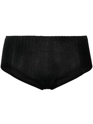 A. ROEGE HOVE ribbed knitted briefs - Black