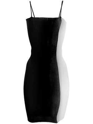 A. ROEGE HOVE sheer-panelled fitted dress - Black