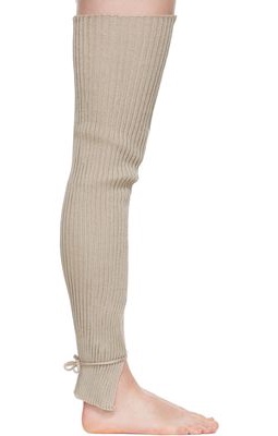 a. roege hove Taupe Emma String Leg Warmers