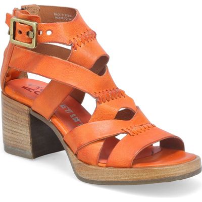 A.S.98 Alfred Ankle Strap Sandal in Orange 