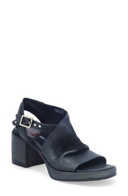 A.S.98 Aston Ankle Strap Sandal in Black