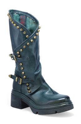 A. S.98 Easton Studded Boot in Teal