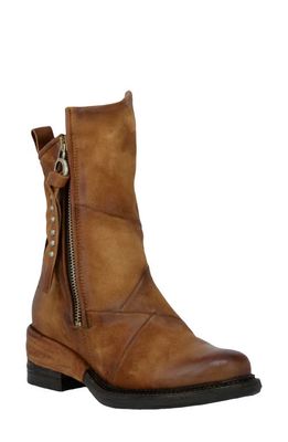 A. S.98 Stratford Moto Bootie in Whiskey