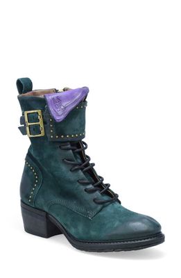 A. S.98 Studded Bootie in Teal