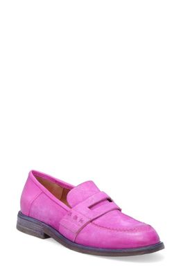 A. S.98 Vern Penny Loafer in Fuchsia