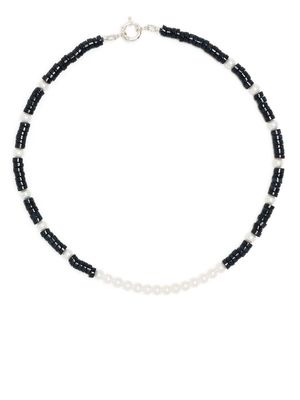 A Sinner in Pearls pearl shell bead necklace - Black