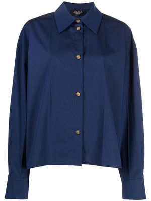A.W.A.K.E. Mode cotton buttoned shirt - Blue