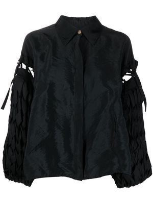 A.W.A.K.E. Mode detachable balloon-sleeve shirt - Black