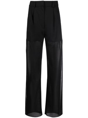 A.W.A.K.E. Mode side-slit trousers - Black