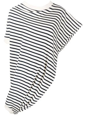 A.W.A.K.E. Mode stripe-print cotton T-Shirt - White