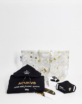 AAPE By A Bathing Ape happy bag containing various products-Multi