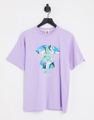 AAPE By A Bathing Ape hollywood t-shirt in purple