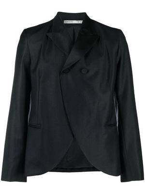 AARON ESH double-breasted cropped blazer - Black
