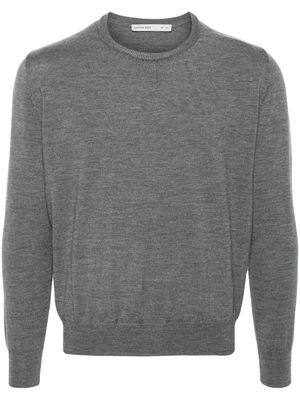 AARON ESH ruched-detail wool jumper - Grey