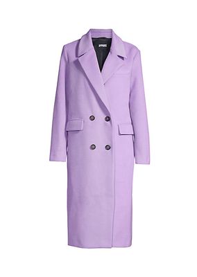 Aaron Tailored Double-Breasted Longline Coat