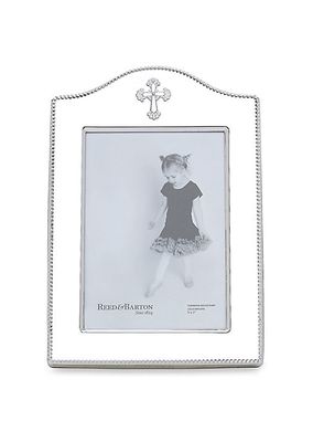 Abbey Cross Silver-Plated 5" X 7" Frame