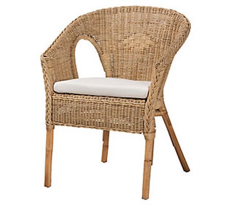 Abbey Natural Brown Antique Rattan Dining Chair