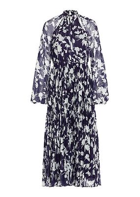 Abbie Floral Chiffon Maxi Dress