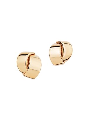 Abbraccio 18K Rose Gold Clip-On Earrings - Rose Gold - Rose Gold