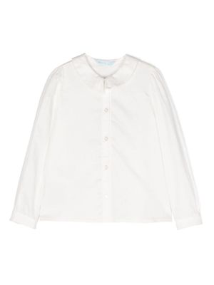 Abel & Lula long-sleeve cotton shirt - White
