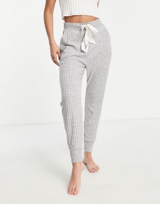 Abercrombie & Fitch cozy loungewear sweatpants in gray