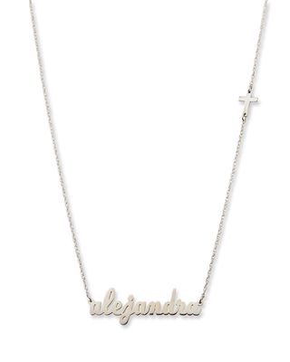Abigail Personalized Cross Necklace
