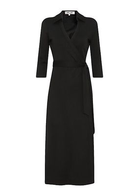 Abigail Wrap Midi-Dress