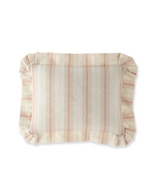 Abloom Striped Boudoir Pillow