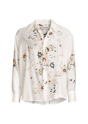 Above Floral Cotton-Silk Shirt