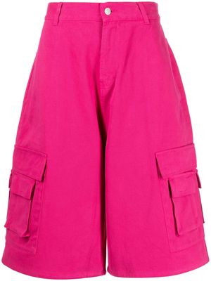 Abra denim cargo shorts - Pink