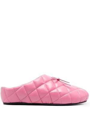 Abra quilted leather loafers - Pink
