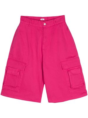 Abra twill cargo shorts - Pink