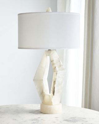Abstract Alabaster Table Lamp