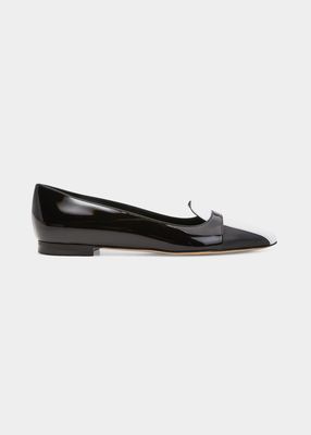 Abu Bicolor Leather Loafers