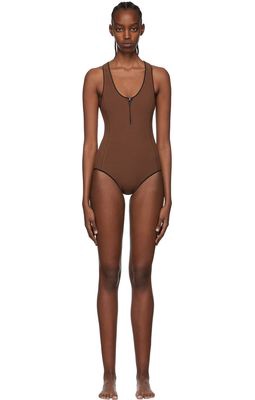 ABYSSE Brown Elle One-Piece Swimsuit