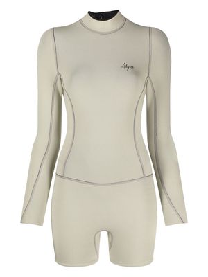 Abysse Dottie long-sleeve shorty wetsuit - Neutrals