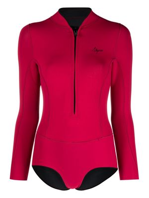 Abysse Lotte long-sleeve surf swimsuit - Pink