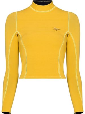 Abysse Pam long-sleeve top - Yellow
