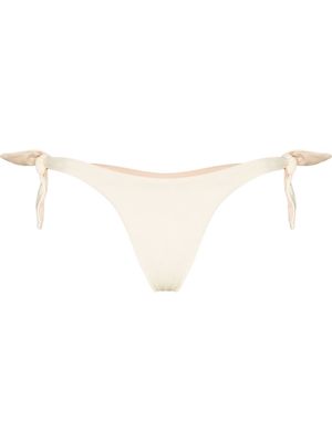 Abysse side-tie bikini bottoms - Neutrals