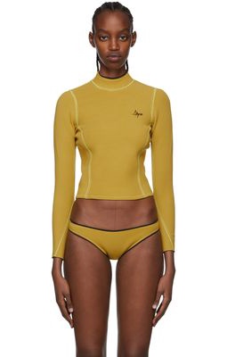 ABYSSE Yellow Neoprene Swim Top