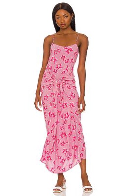 ACACIA Baya Rayon Dress in Pink
