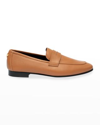 Acajou Leather Penny Loafers