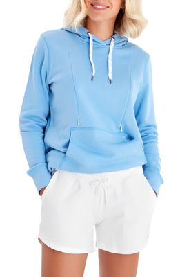 Accouchée Maternity/Nursing Hoodie in Pacific Blue