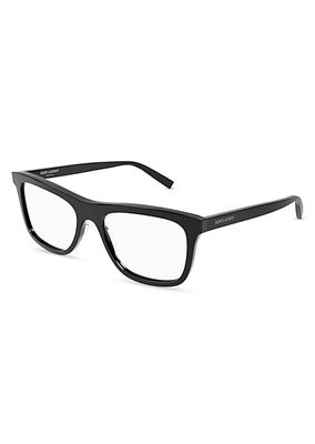 Acetate 55MM Rectangular Eyeglasses