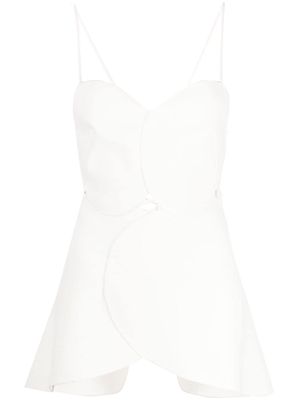Acler Allister cut-out top - White