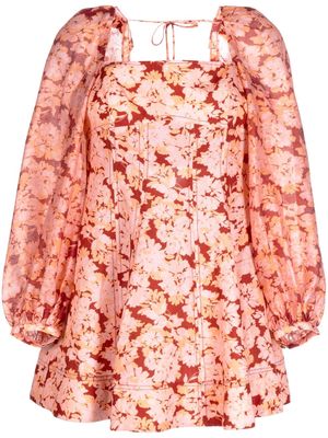 Acler Ardanary floral-print minidress - Pink