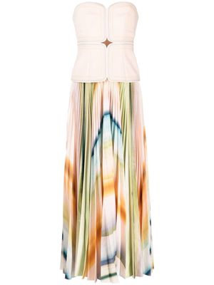 Acler Avonlea pleat-detailing dress - Multicolour