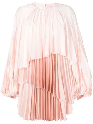 Acler Barnard pleated mini dress - Pink