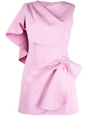 Acler Catesby draped mini dress - Pink